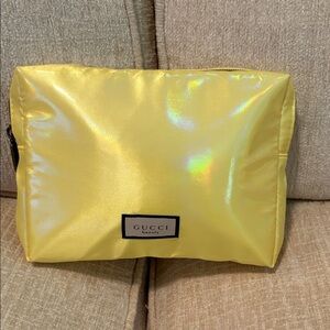 Gucci Shimmering Yellow Cosmetic Case